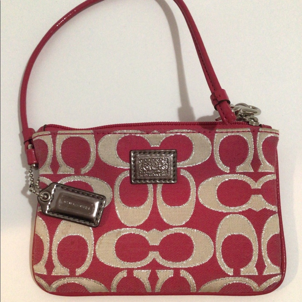 Coach Pink wristlet
